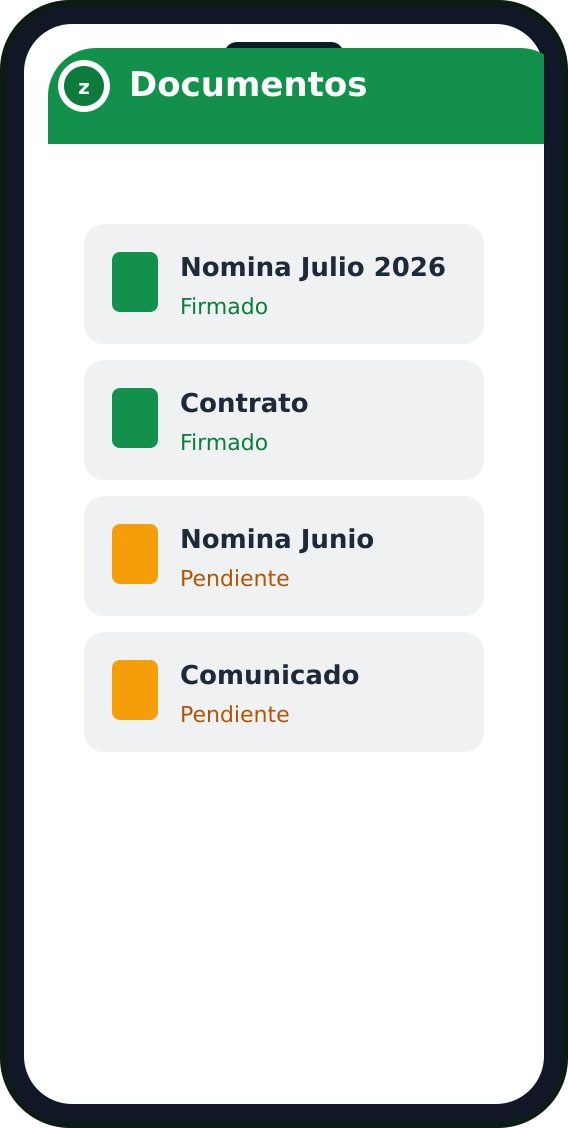 Documentos y firma